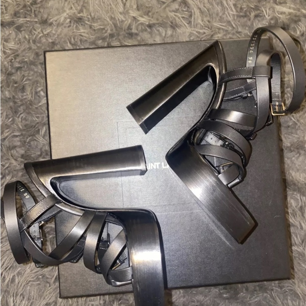 Saint Laurent platform sandals 36